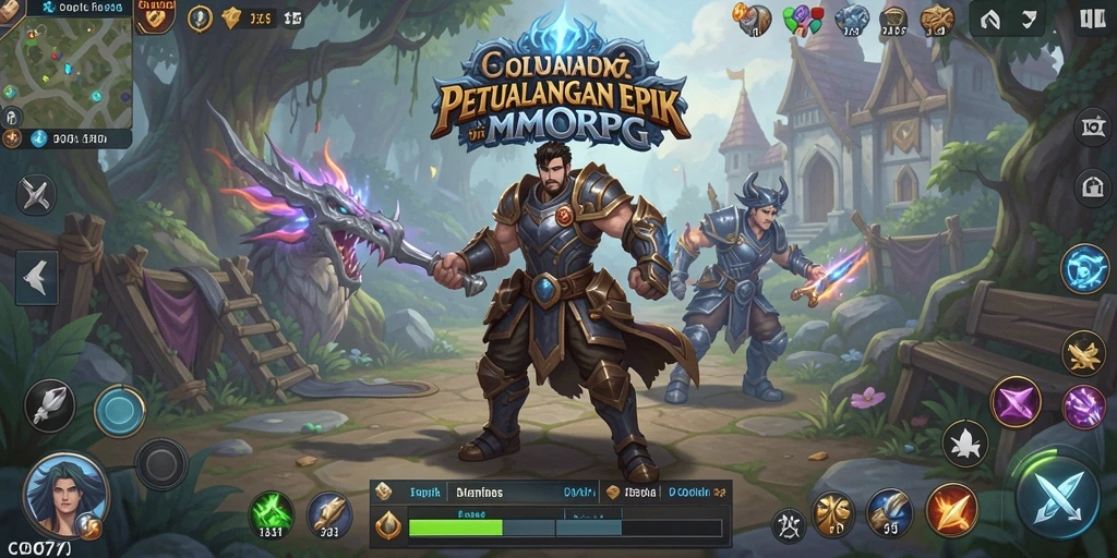 Gameplay menarik <strong>COO77</strong> dengan pertarungan mendebarkan di dunia MMORPG.