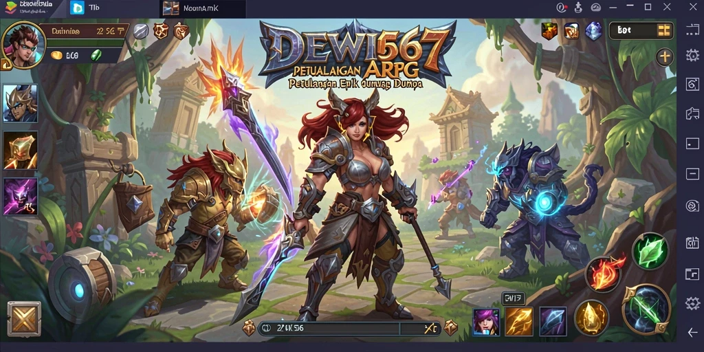 Tangkapan layar gameplay DEWI567 yang mengasyikkan dan penuh aksi.