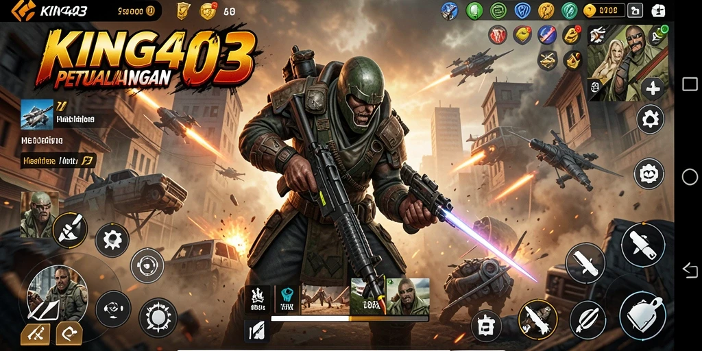 Tampilan gameplay KING403 yang seru dengan aksi mendebarkan.