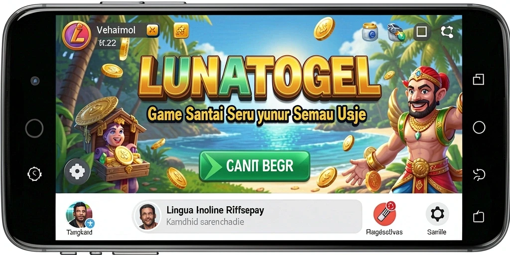 Tangkapan layar gameplay LUNATOGEL yang seru dan penuh warna.