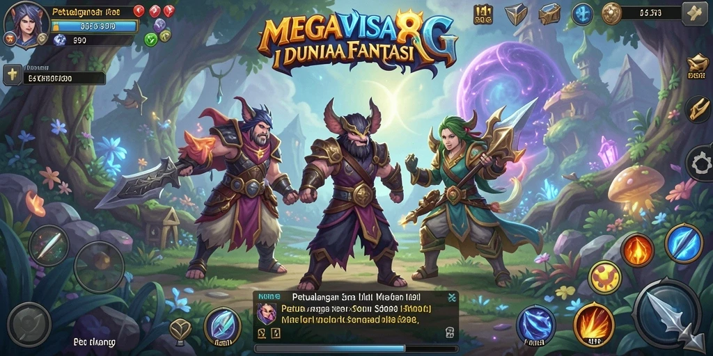 Menjelajahi dunia fantasi yang kaya dalam MEGAVISA88.