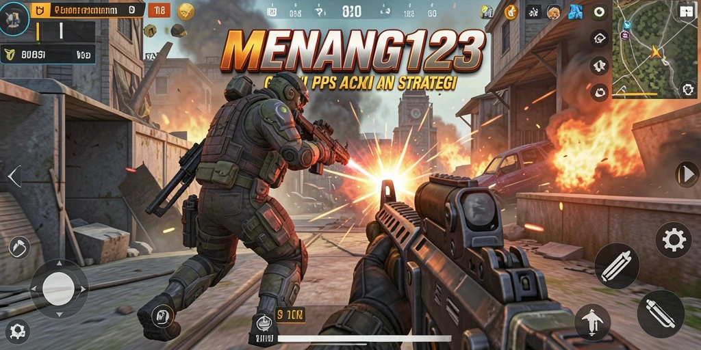 Tangkapan layar menampilkan gameplay aksi seru dalam MENANG123.