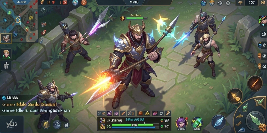 Tampilan gameplay Idle MLBB8 yang menarik dan mudah dipahami.