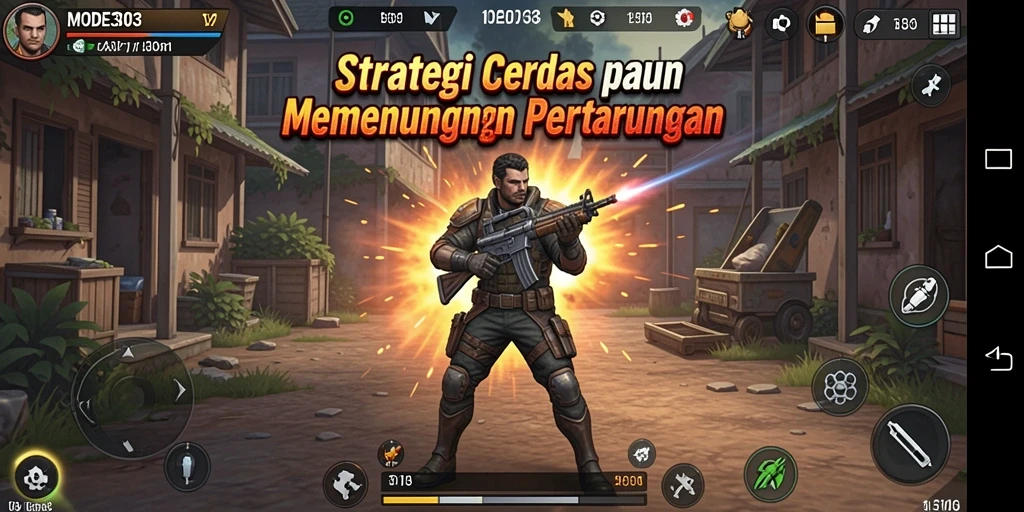 Tampilan gameplay menegangkan dalam MODE303 yang penuh strategi.