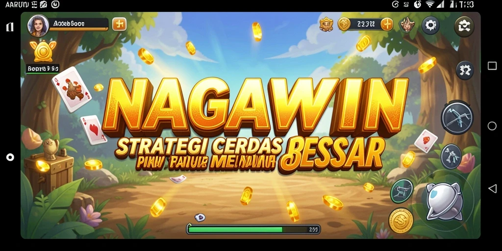 Tampilan gameplay NAGAWIN yang mendebarkan dan penuh strategi.