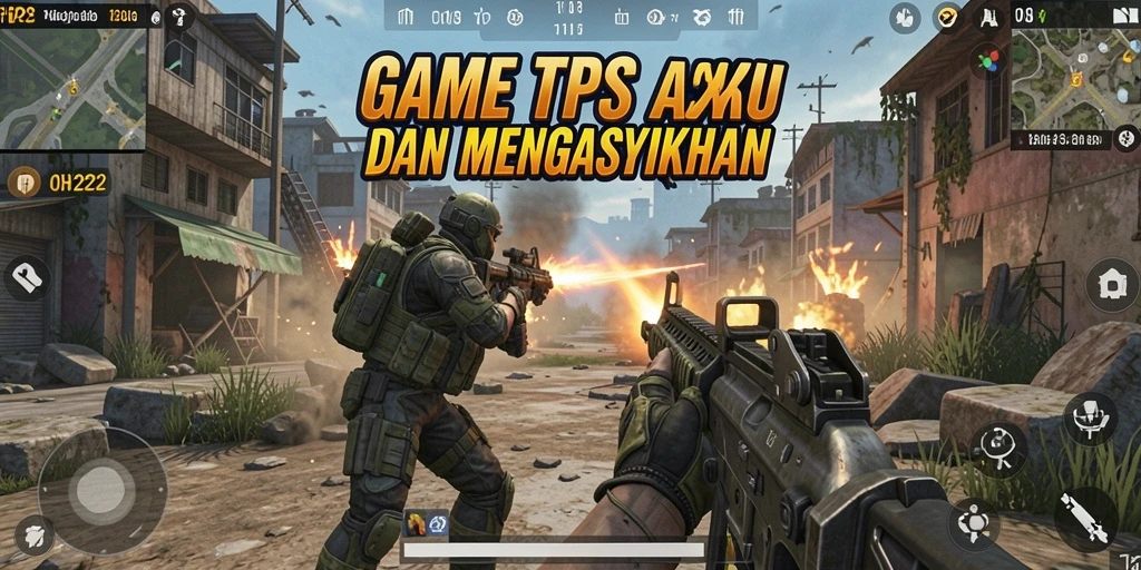 Tampilan gameplay OH222 dengan aksi seru dalam pertempuran TPS.