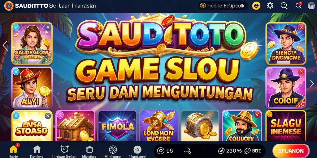 Tampilan menarik dari gameplay SAUDITOTO yang penuh warna.