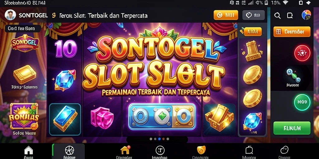 Tampilan gameplay Slot pada SONTOGEL dengan mesin slot yang menarik.