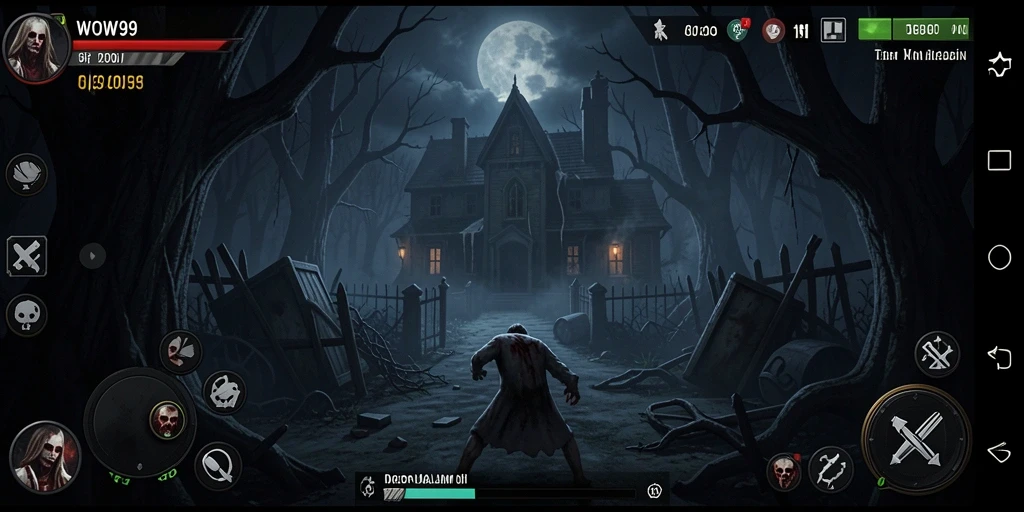 Gameplay menegangkan di tengah kegelapan yang angker.